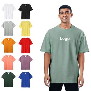 T-shirt surdimensionné en coton, graphique masculin à 100%, style hip hop, imprimé personnalisé, rue principale, grand et grand EBC126