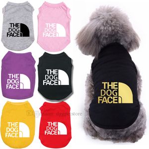 Camiseta de algodón para mascotas The Dog Face Cool Puppy Chalecos de verano Ropa para perros Impresión por sublimación Suave y transpirable Camisa para mascotas Ropa para perros pequeños y medianos Gatos al por mayor A317