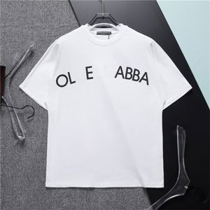 T-shirt d'été en coton à manches courtes pour hommes, décontracté, américain, avec lettres imprimées, design, niche, chemise à manches mi-longues