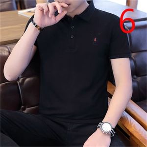 Katoenen T-shirt met korte mouwen Jeugd Koreaanse versie van de self-cultivatie Trend Half-mouw Herenkleding 210420