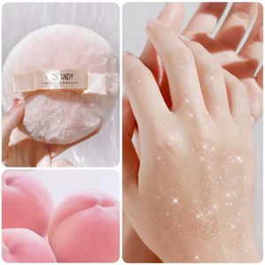 Éponges de coton Applicateurs Coton Surligneur Maquillage Poudre Puff Peluche Boule De Pêche Lâche Réglage Corps Fondation Éponge Cosmétique Outils 230