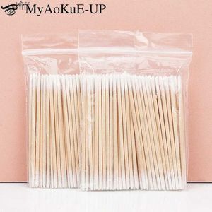 Cotton Swab 100/300 pièces Double tête coton-tige femmes maquillage coton-tige pointe pour bâtons de bois médical nez oreilles nettoyage outils de soins de santé L231116