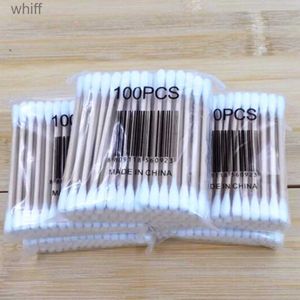 Cotton Swab 100 pièces/sac cotons-tiges jetables pour bébé filles maquillage conseils cosmétiques infantile coton-tige applicateur barre enfants bâton médical RodL231116