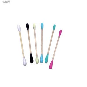 Cotton Swab 200 pcs/Pack coton-tige Double tête femmes maquillage coton-tige pointe pour bâtons de bois médical nez oreilles nettoyage outils de soins de santé L231117