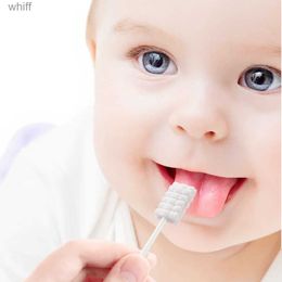 Cotton Swab 30 pièces/boîte bébé nettoyant buccal brosse à dents pour bébé jetable langue revêtement gaze coton-tige nouveau-né outil de soins bucco-dentaires Baby SuppliesL231116