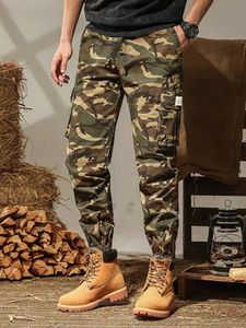 Coton Camouflage Camouflage Couleur de cargaison Pantalon Camo Camo Multi Rebap Pocket Pantal