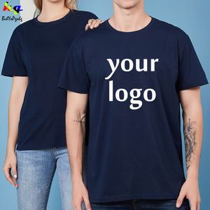 Katoen t -shirt customdesign mannen en vrouwen thuis casual short shirt shirt printing team advertising top 220609