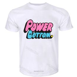 camiseta de algodón para niños camiseta de la marca para hombre Power Power Bottom Puff Girls Cartoon Tee Gay Orgullo LGBT Drag Race Hipster 240510