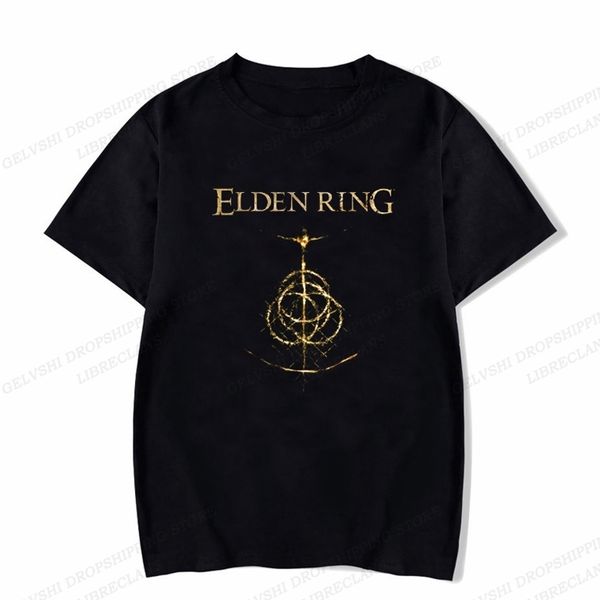 T-shirt en coton pour hommes T-shirt de mode Elden Ring T-shirt d'été pour hommes T-shirt de jeu Elden Ring Tops Boys Tee Shirt Marque Femmes Tee 220608
