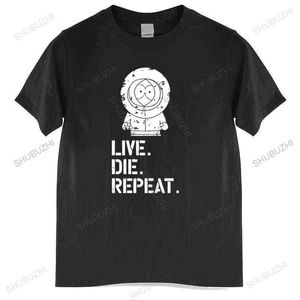 Katoenen T-shirt heren zomer Tops Mannen T-shirt Southpark Kenny Die T-shirt T-shirts Vrouwen T-shirt Man Merk T-shirt Grotere Maat 0307 W220409