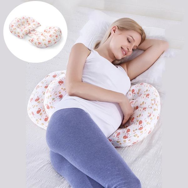 Oreiller de maternité en coton pour femmes enceintes, oreiller de grossesse, oreillers complets pour dormir, coussin de grossesse, produits 240115
