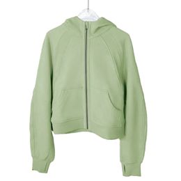 Algodón Mujer Sudaderas con capucha hasta la cadera Sudaderas Traje de yoga Ajuste relajado Tops deportivos Ocio Camisas de manga larga Abrigo cálido Correr Ropa deportiva L