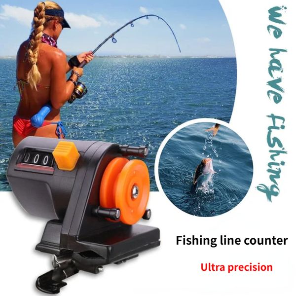 Counter Fishing Ligne Profondeur Mesure outil de pêche de la longueur de pêche Équipement de pêche comptoir