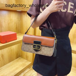 Counter Hoge kwaliteit Mode Unieke Clutch Bag Franse Niche Dign Womens Nieuwe Gedrukte Kleine Vierkante Veelzijdige Crossbody Trend Tas met één schouder