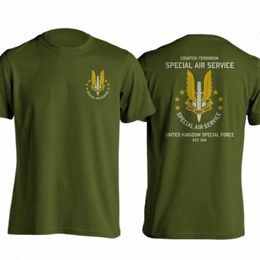 Counter Term Special Air Service Royal British Army Special Elite Forces T-shirts 41kg #