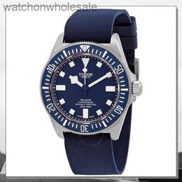 Teller Top Kwaliteit Tudory Original 1: 1 Designer Polshipwatch M25707B/22-0001 Emperor Fashion Mens Swiss Watch Blue Glow Classic met Real Brand Logo