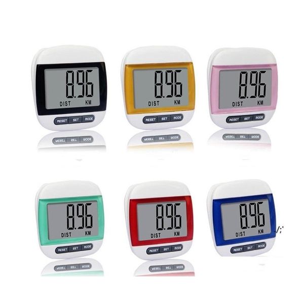 Compteurs Lcd Podomètre Marche Clip Sur Portable Étape Compteur Étapes Et Miles Calories Hommes Femmes Enfants Sports Courir Rra10396 Drop De Ot2Qi