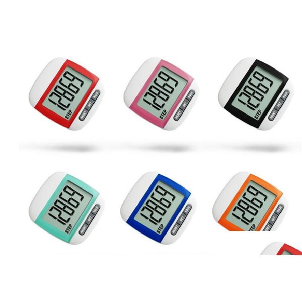 Compteurs Lcd Podomètre Marche Clip Sur Portable Étape Compteur Étapes Et Miles Calories Hommes Femmes Enfants Sports Courir Drop Delivery De Dhpu8