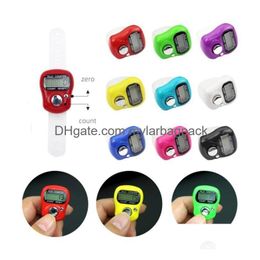 Contadores Venta al por mayor Mini Hand Hold Band Tally Counter Lcd Digital Sn Finger Ring Electronic Head Count Tasbeeh Tasbih Boutique Sn6877 D Dhafy