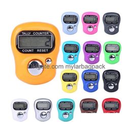 Contadores Mayor Mini Hand Hold Band Tally Count LCD Digital Sn Ring Finger Head Count Tasbeeh Tasbih Boutique SN6877 D DHIDB