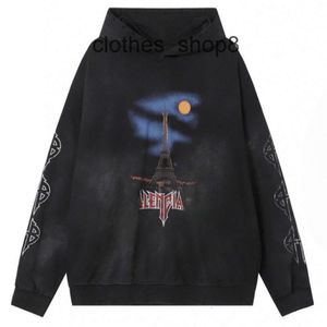 Paar designer hoodies mannen hoodie balencigs Heren trui Sweatshirt Parijs Eiffeltoren Hoodie Unisex Losse Mode Hoodie 2024 Herfst J4ZC