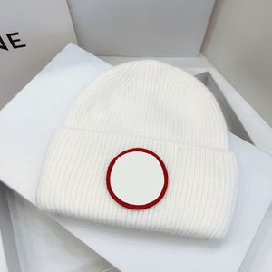 Paar modeontwerper beanie trend pure watten breien warme motorkap herfst winter reizen sport mutsen