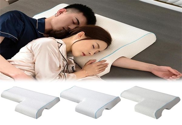 Couple oreiller lent rebond mémoire pression oreiller de paralysie anti-hand