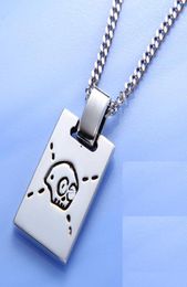 Pendentif crâne de couple Ghost Taro collier s925 collier en argent sterling pendentif femme Europe et Amérique nouveau bijou en argent sterling4502766