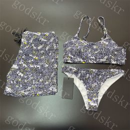 Paar badmode designer bikini set heren strand shorts dames sling badpak outdoor zwembroek voor heren