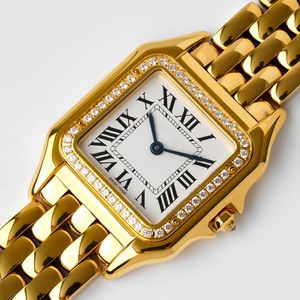 Couple montre ses montres et ses montres carrées pour femme diamants 316 acier inoxydable saphir cristal montre-bracelet carrée saphir étanche résistant à l'eau