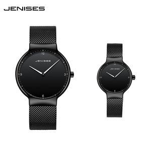 Couple montre hommes femmes étanche affaires montre-bracelet 2019 nouveaux amoureux montres à Quartz BELUSHI maille acier mannen horloge cadeaux # a