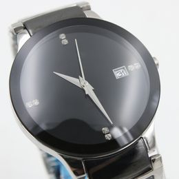 Couple Watch Rad Centrix Limited Montre Royaume-Union R30941702 Haute Qualité Date Céramique Black Quartz Mouvement Montres de mode de luxe