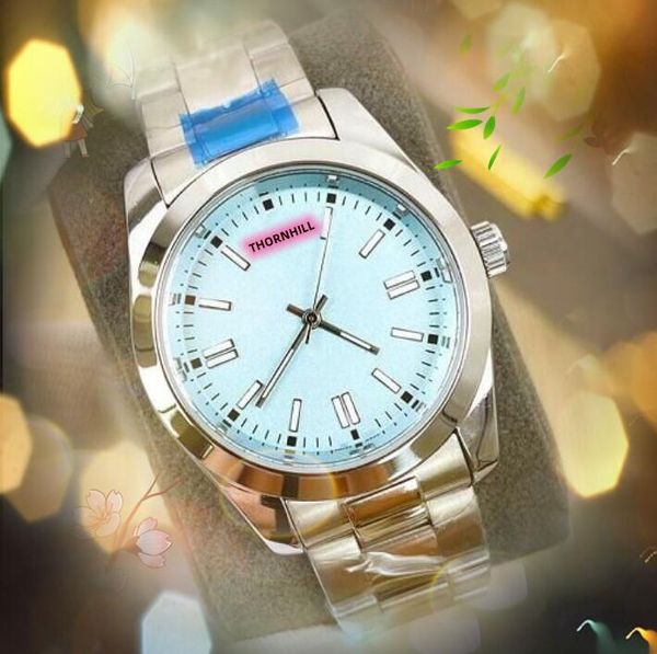 Couple Femmes Hommes Unisexe Montre 36mm mode Horloge accessoires à la mode Japen VK Quartz Chronographe business casual daydate fine montre-bracelet en acier inoxydable cadeaux