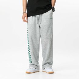 Paren 2022 lente/zomer nieuwe losse casual brede poten broek heren en dames strakke sportbroek trendy