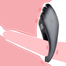 Koppels Cock Ring Penis Vibrator voor Mannen, mannelijke Erectie Verbeteren sexy Speelgoed Vrouwelijke Clit Vibrerende Stimulatie Volwassen Speelgoed