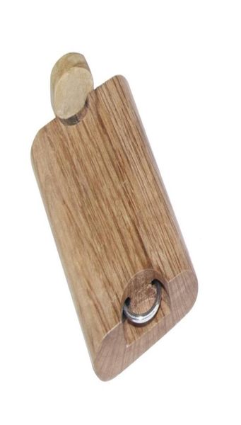 Cournot Natural Wood Pirou avec céramique One Hitter Bat Pipe 4678mm Mini Piroule en bois Pipes de fumée ACCESSOIRES9263181