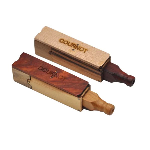 COURNOT Pipe à Tabac Durable À La Main En Bois Pipe À Cigares Pipes Cool Cadeau Couleur Aléatoire