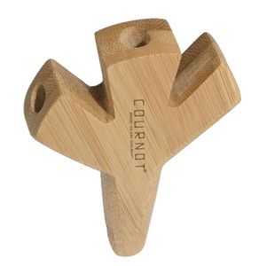 Cournot Trident Bamboo Cigare Holder pour des cônes surnaturels 86 mm Bamboo Tobacco Pipes pour le papier roulant King Size4285686