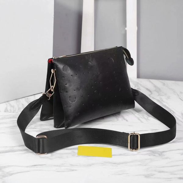 COUSSIN Cadena Hombro Totes Monedero Bolso Mujeres Hombres Crossbody Diseñador de lujo PU Cuero Mylon Moda Compras Cartera Cajas de cámara Bolsillos para tarjetas Bolso Bolso Mochila