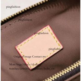 Coussin Designer authentique sacs en cuir de qualité supérieure pour femmes de qualité supérieure sac à bandoulière portefeuille messager caméra caméra poches de carte han ping