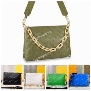 Coussion Bolsos Cadena Hombro Crossbody Cross Body Bolsos Diseñador Lujo En Relieve Mujer Dama Moda Cuero Pochette de alta calidad