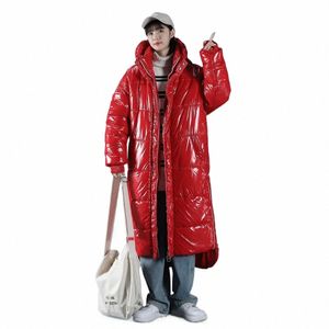Coutudi-Women's Bright LG Down Jacket, manteau rembourré chaud, femme Fi, tenue décontractée, vêtements d'hiver w75k #