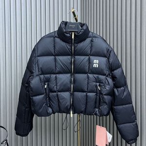 Abrigo de plumas de modisto Parka Chaqueta hinchada Manga larga Chaqueta ajustada de diseñador para mujer Abrigo de plumas Trench Parka Chaqueta de invierno