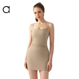 Lange rokontwerper voor dames elegante top gebreide pure katoenen mouwloze massieve kleur sexy jurk stretch strakke mini rok