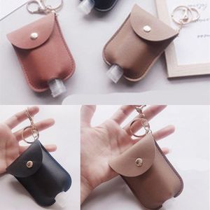 Cover Button Hand Sanitizer Houder Mouwen Holster Lege Mode Kleine Opbergzakken Draagbare Gunst Sleutelhangers Hanger 5 2CC C2