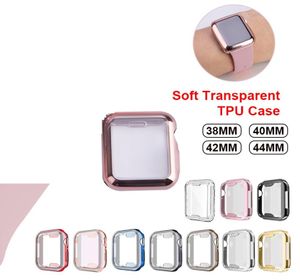 Beschermhoes voor Apple Watch Series 5 4 3 2 1 44mm 40mm 45mm 49mm Iwatch Screen Protector Siliconen Beschermende Bumper Slim TPU Case9894461