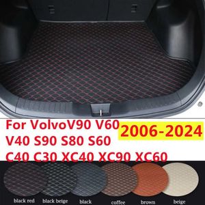 Couverture Housse de siège pour animaux de compagnie SJ personnalisé imperméable à l'eau tapis de coffre de voiture AUTO queue plateau de démarrage doublure Cargo tapis tapis adapté pour VOLVO XC60 XC90 XC40 S60 S90