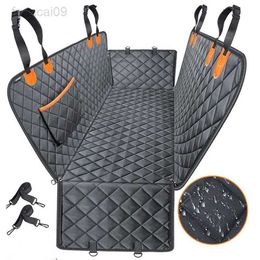 Cover Waterdichte Hond Carriers Reismat Hangmat Voor Kleine Middelgrote Grote Honden Auto Achter Achterbank Veiligheid Pad HKD230706