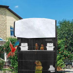 Covers 1 Pc Universele Vogelkooi Beschermende Doek Cover Huishoudelijke Eenvoudige Reiniging Zonnescherm Waterdicht Stofdicht Papegaai Vogelkooi Cover