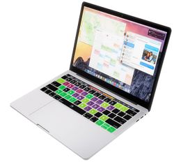 Couvre Ableton Live pour MacBook Pro 15 A1707 A1990 A2159 MacBook Pro 13 A1706 A1989 Touch Bar Hotkey Silicone US Clavier Couverture Couverture Skin